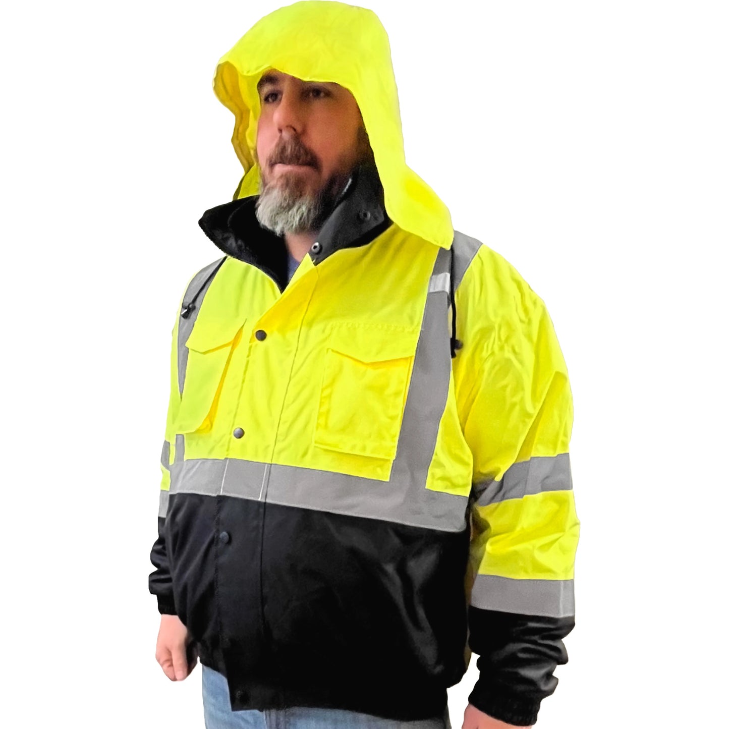 Forester® Extreme Winter Jacket - Bomber Style Jacket with Removable Fleece Liner - Meets Class 3 Standards