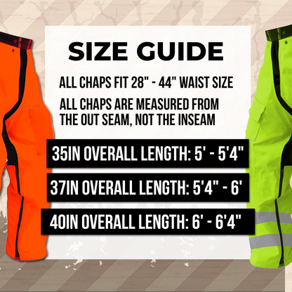 Forester EZ-Zip Wrap Around Chainsaw Chaps