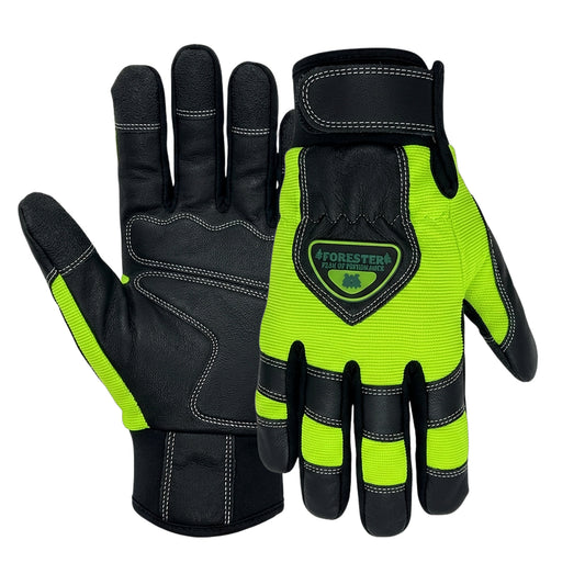 Forester Hi-Vis Kevlar Lined Chainsaw Glove