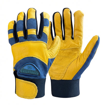 FORESTER Mechanic Style Goat Skin Work Gloves