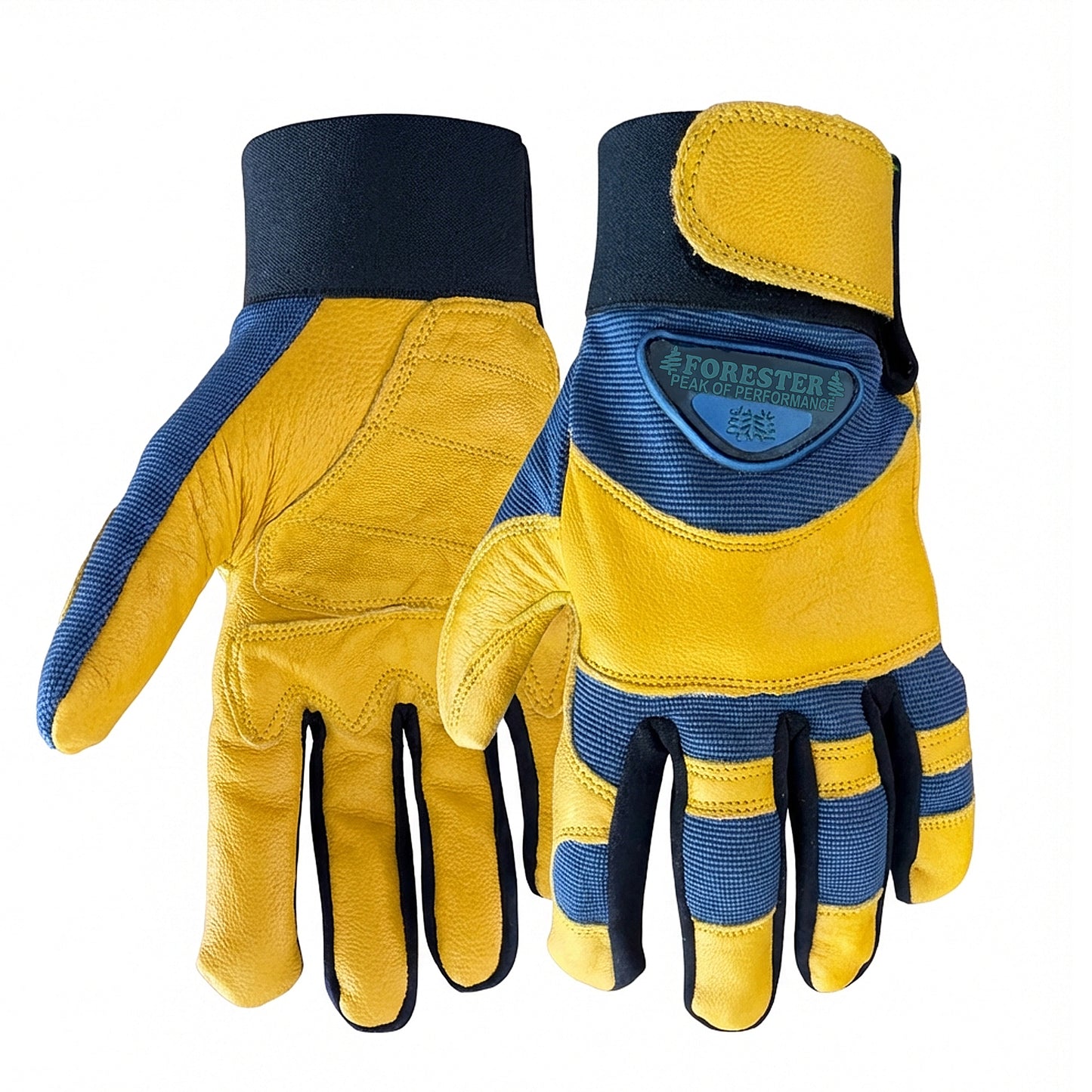 FORESTER Mechanic Style Goat Skin Work Gloves