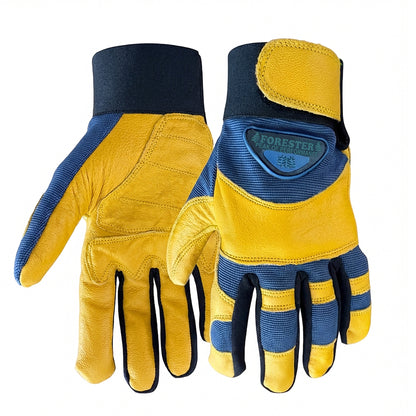 FORESTER Mechanic Style Goat Skin Work Gloves