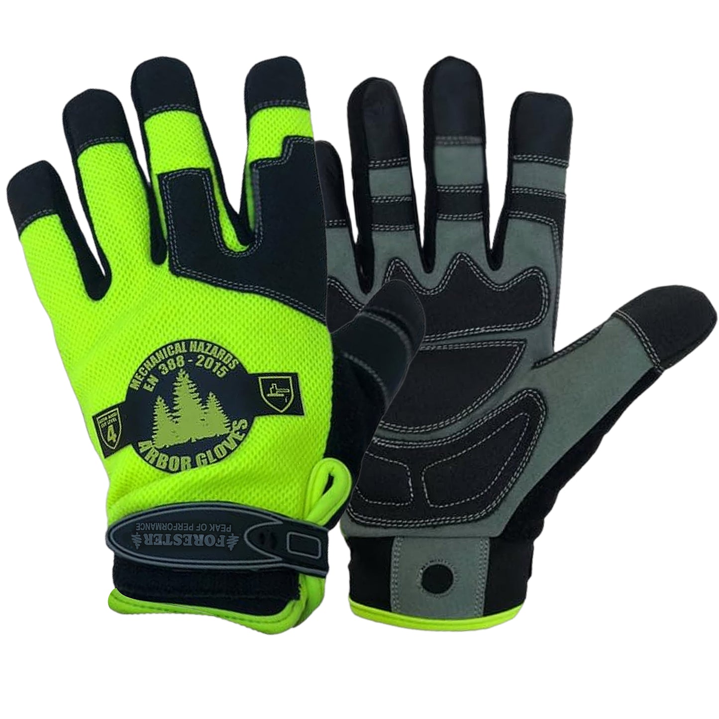 FORESTER Hi-Vis Arborist Rope Climbing Glove