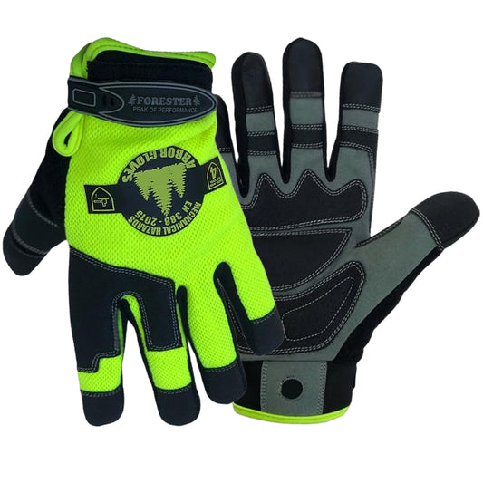 FORESTER Hi-Vis Arborist Rope Climbing Glove