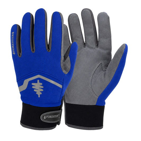 Forester All Purpose Work Glove - With Velcro Closure - Blue