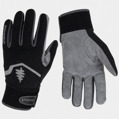 Forester All Purpose Work Glove - With Velcro Closure - Black