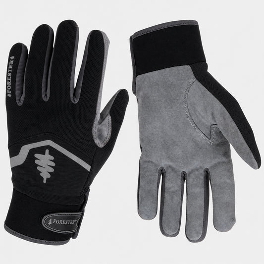 Forester All Purpose Work Glove - With Velcro Closure - Black