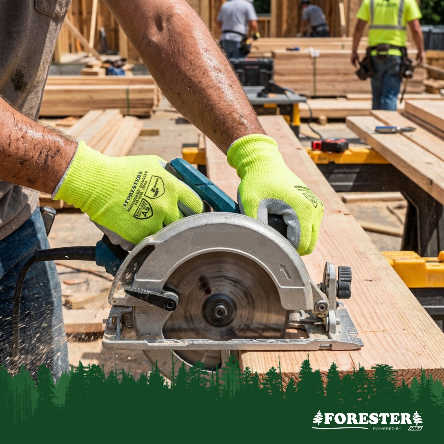 FORESTER Heavy Duty Cut Resistant Gloves  - Economy Multi Pack