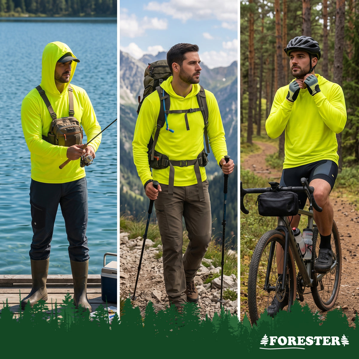 High Visibility, Lightweight Performance Long Sleeve Sun Shirts