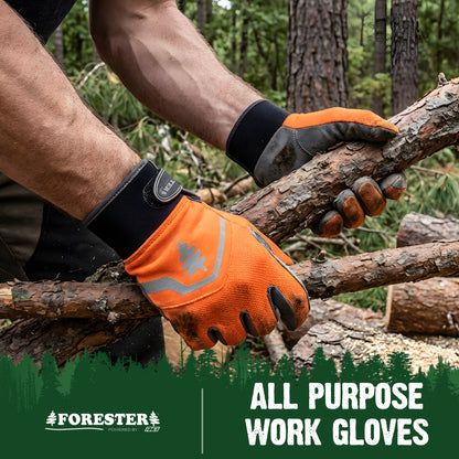 Forester All Purpose Work Glove - With Velcro Closure