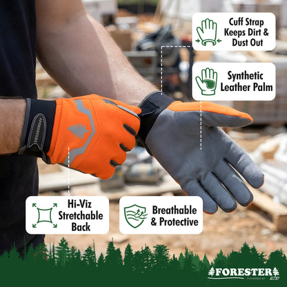 Forester All Purpose Work Glove - With Velcro Closure