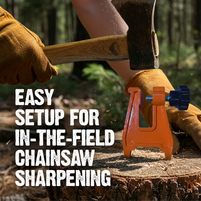 Forester Filing Stump Vise