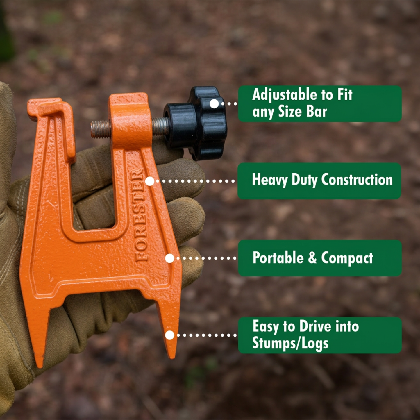 Forester Filing Stump Vise