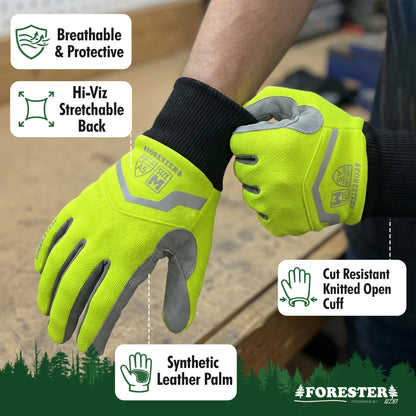 Forester Cut Resistant Work Glove - Knit Wrist