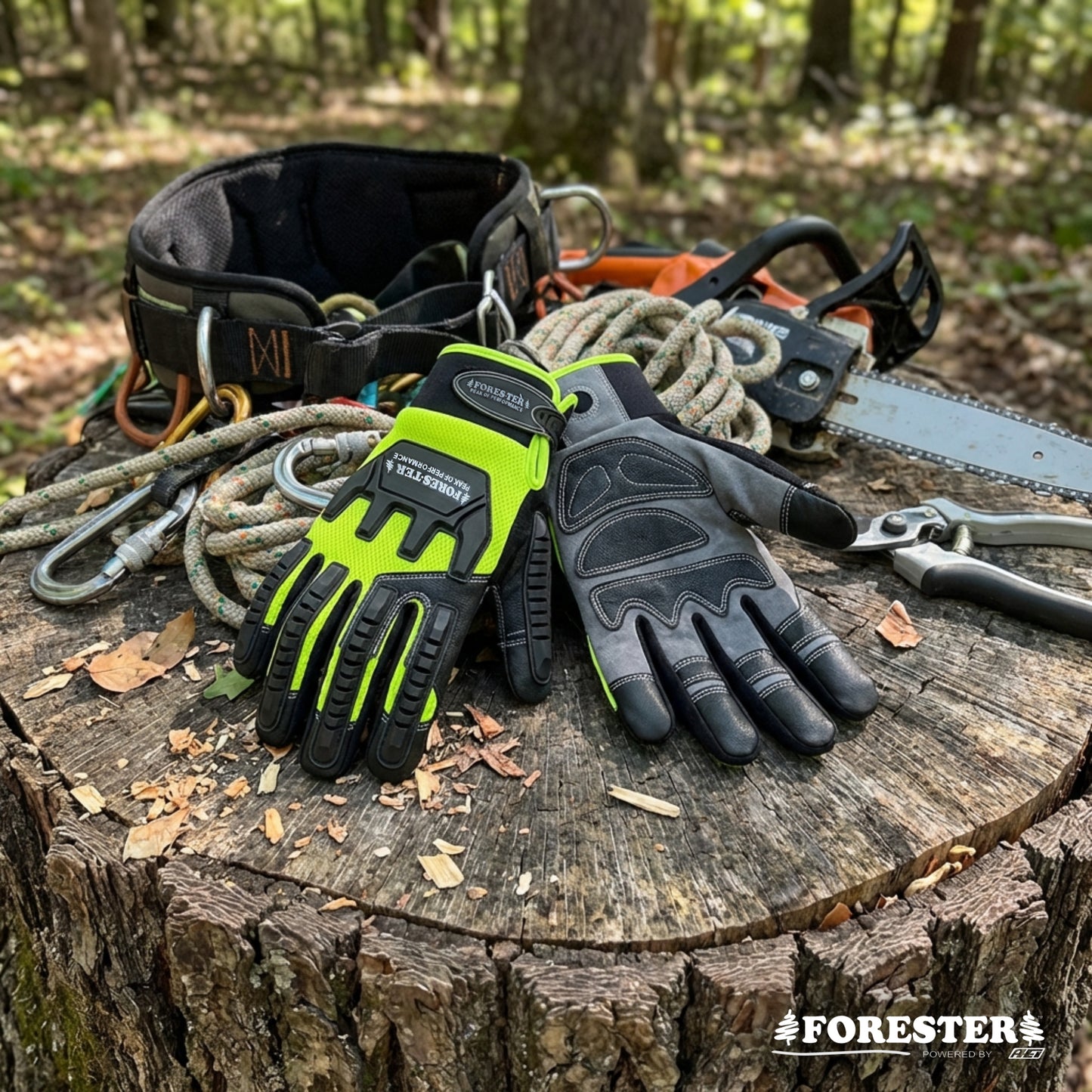 Forester Hi-Vis Ultimate Impact Protection Glove - Cut Level 4 Protection