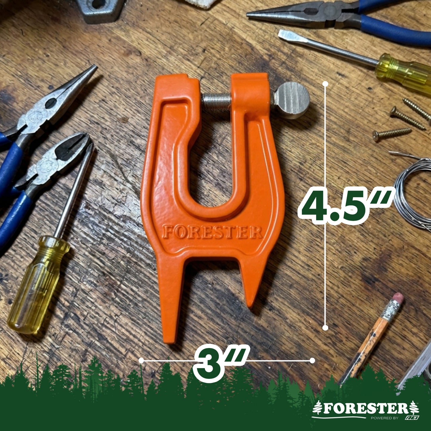 Forester Professional Mini Stump Vise With Holster