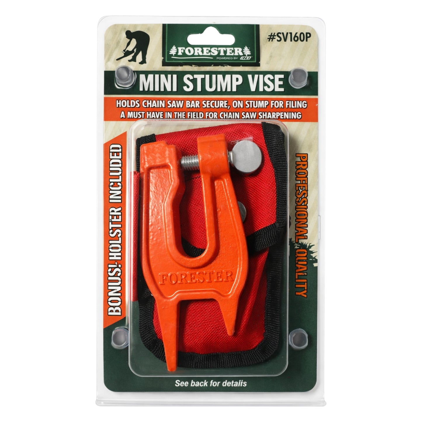 Forester Professional Mini Stump Vise With Holster