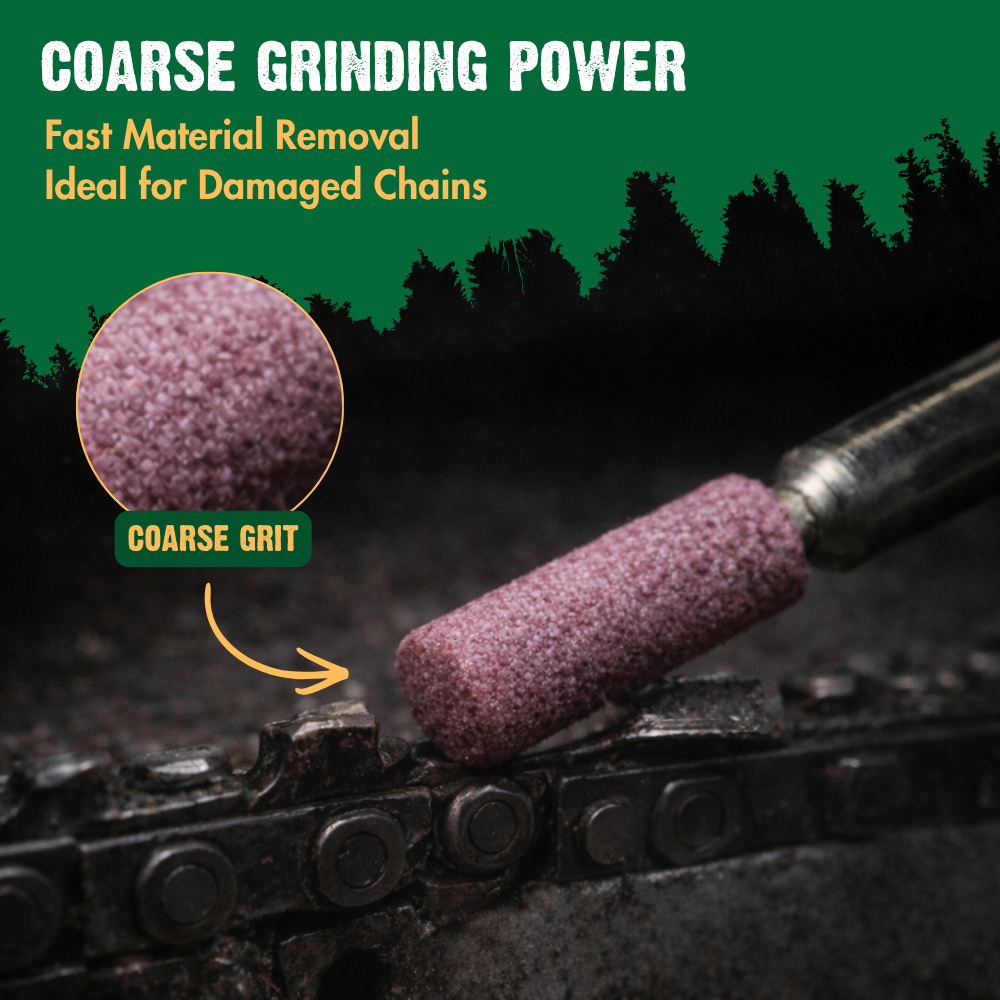 SMOOTH CHANK GRINDING STONES - 5 PACK - PINK