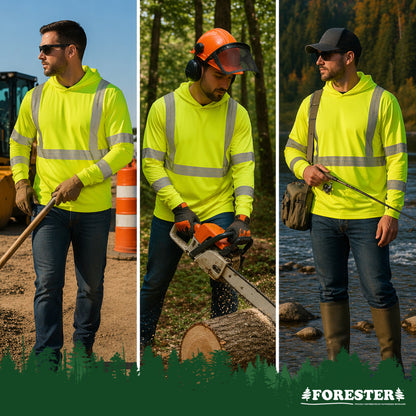 High Visibility, Class 3, Lightweight Cooling Sun Shirts