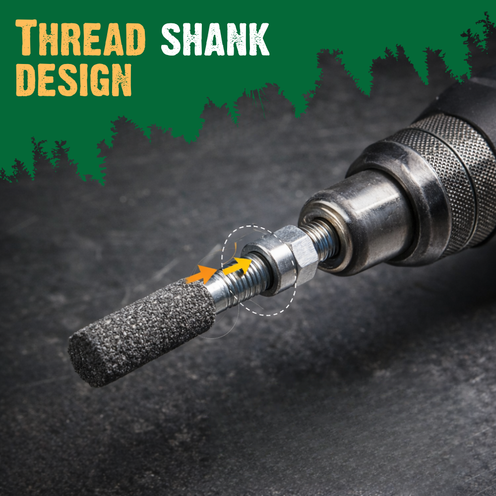 Threaded Shaft Grinding Stones For Use with Many Handheld Sharpeners & Grinders
