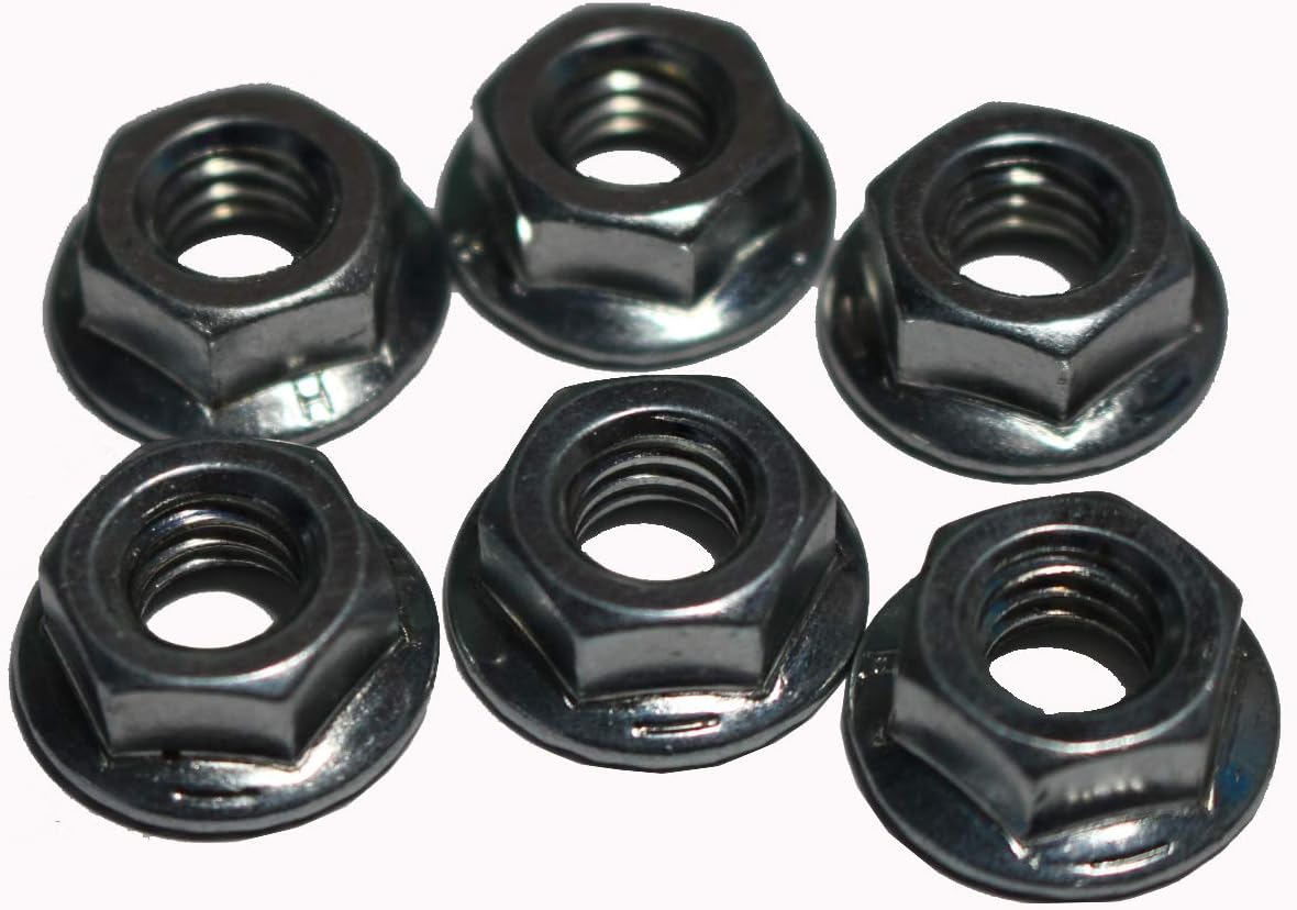FORESTER Flanged Bar Nuts Pack Compatible with Husqvarna