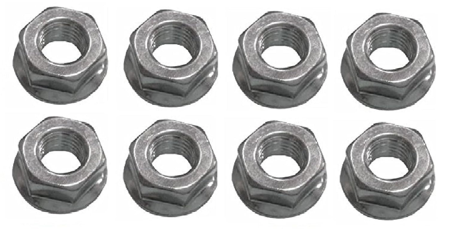 FORESTER Flanged Bar Nuts Pack Compatible with Husqvarna