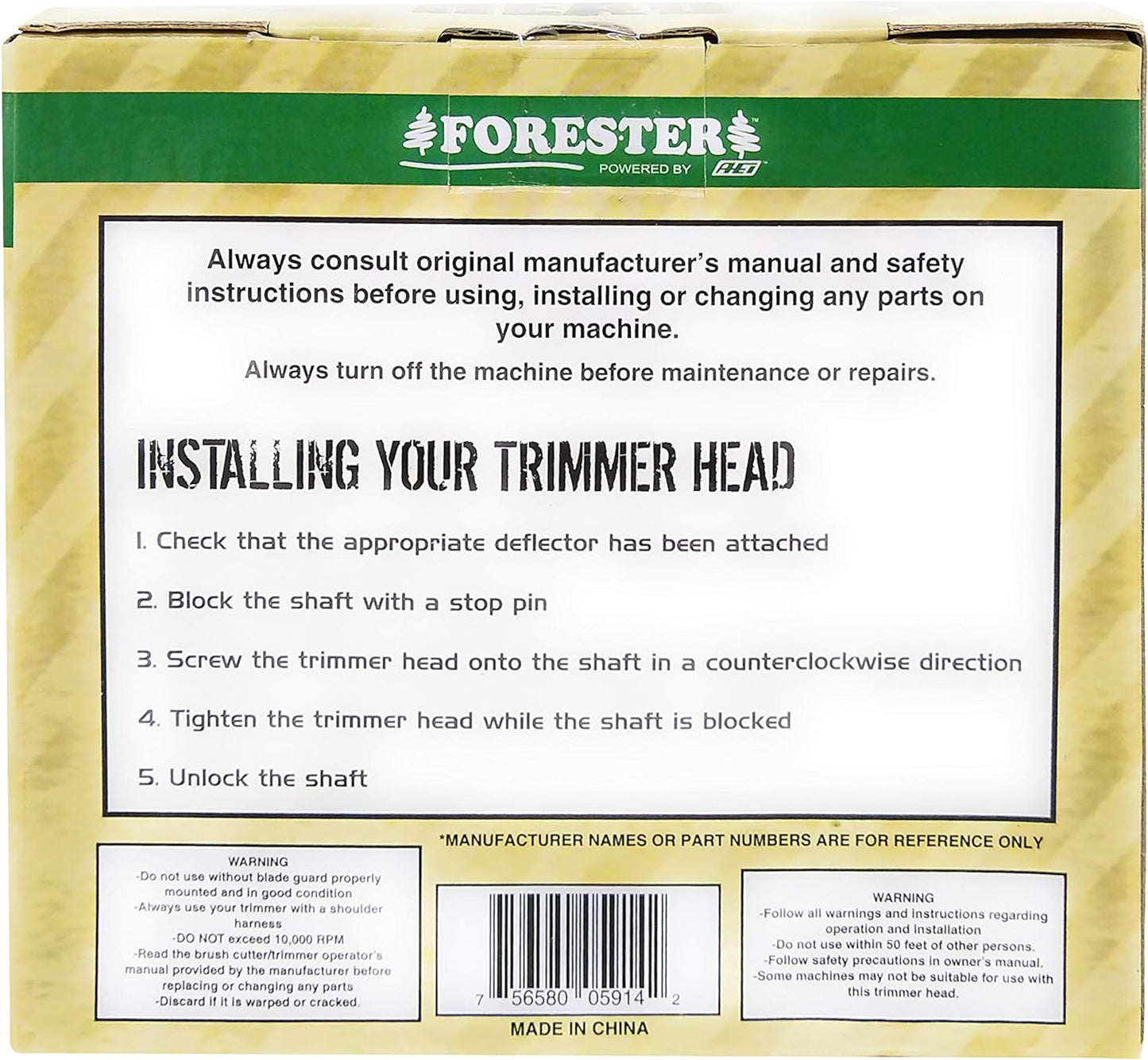 Forester Trimmer Heads With Nylon Fingers For Stihl Trimmers