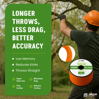 Arborist Throw Line Kit  - 15oz,  11oz or 9oz Throw Weight & 166ft Rope