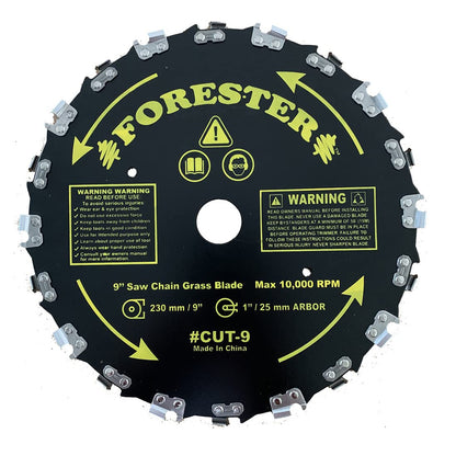 MGP Supply 9in Brush Cutter Blade - Chainsaw Tooth *