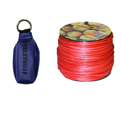 Forester 11oz Arborist Throw Line Kit [ATLK166-11] - Orange, Super Slick Combo, Braided Throw Line, 100% Polyester, Premium Throw Bag - Arborist Equipment