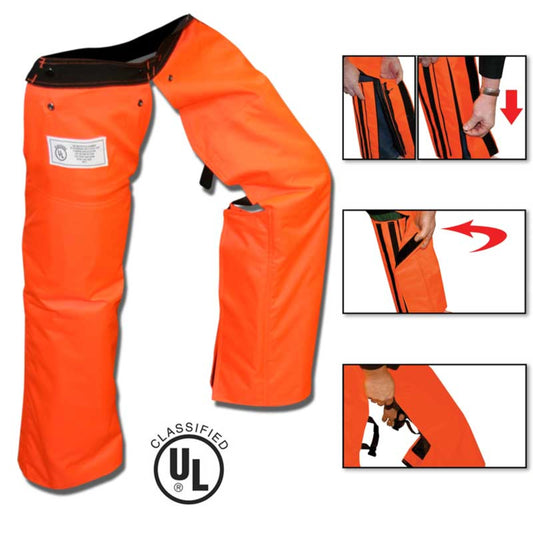 Forester EZ-Zip Wrap Around Chainsaw Chaps
