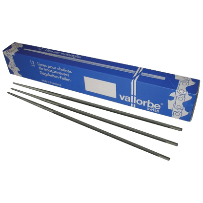 Vallorbe Round Chainsaw Files 12 Pack
