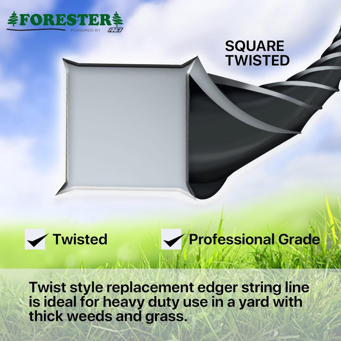 Twisted Trimmer Line - Professional Grade