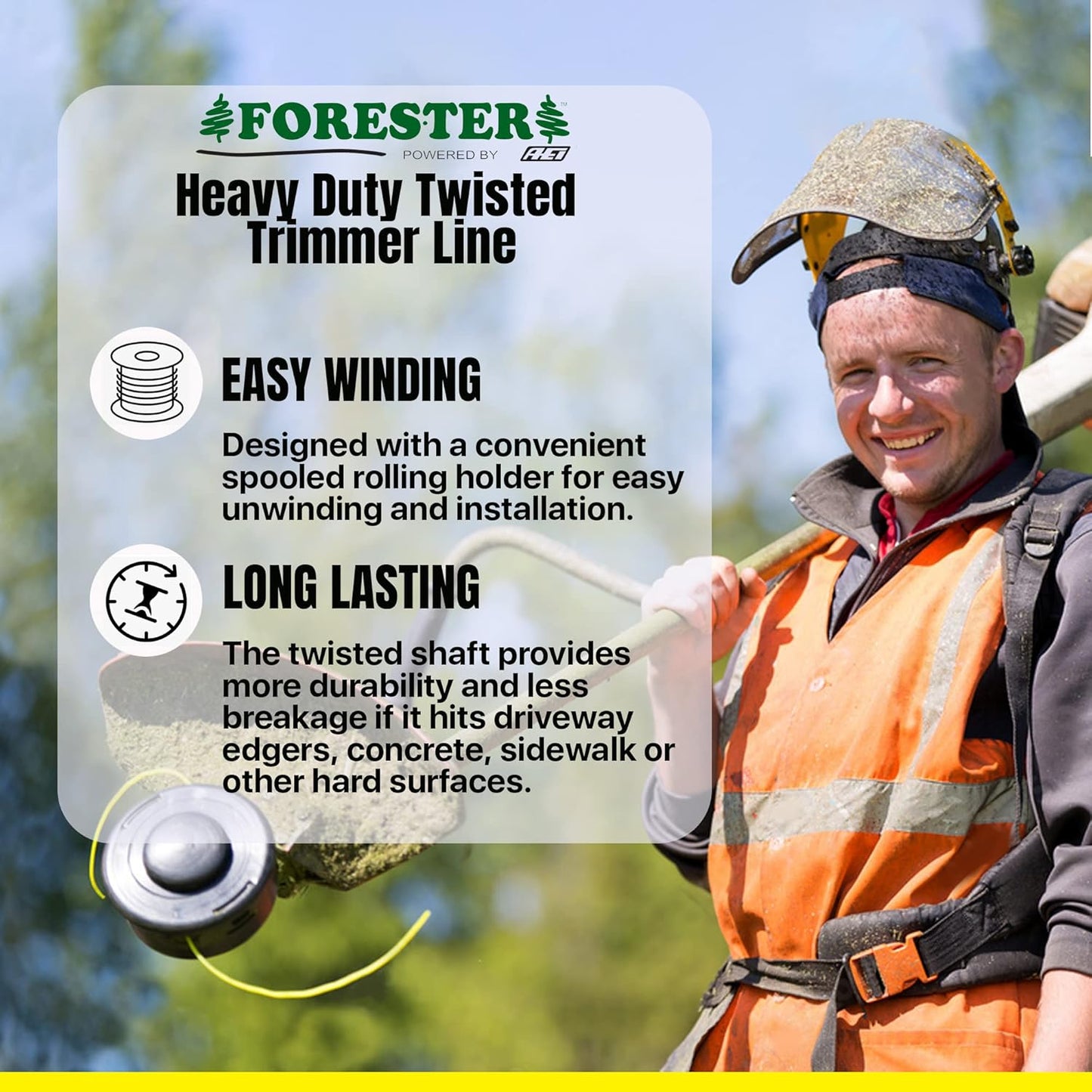 Twisted Trimmer Line - Professional Grade