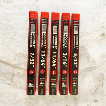 WOODY'S BLACK EDGE ROUND CHAINSAW FILE - 12 PACK