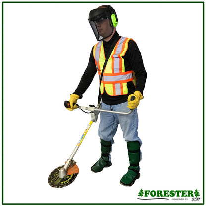 Forester Shin Guards [SHG2-P] - Weed Trim Guard, Lightweight, Water Repellent, Shin Protection, Adjustable, Durable - Shin Protector
