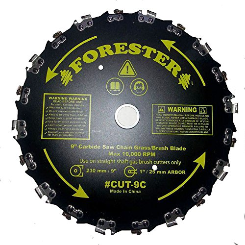 FORESTER Brush Cutter Blades - Trimmer Chainsaw Tooth Saw Blade - for Trimmin...