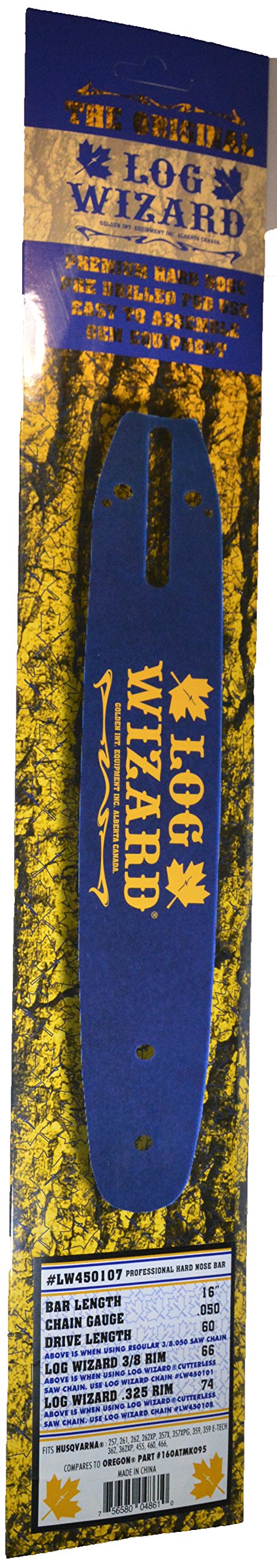 Log Wizard Chainsaw Bar To Fit Husqvarna K095 Chainsaws .050 Gauge ...