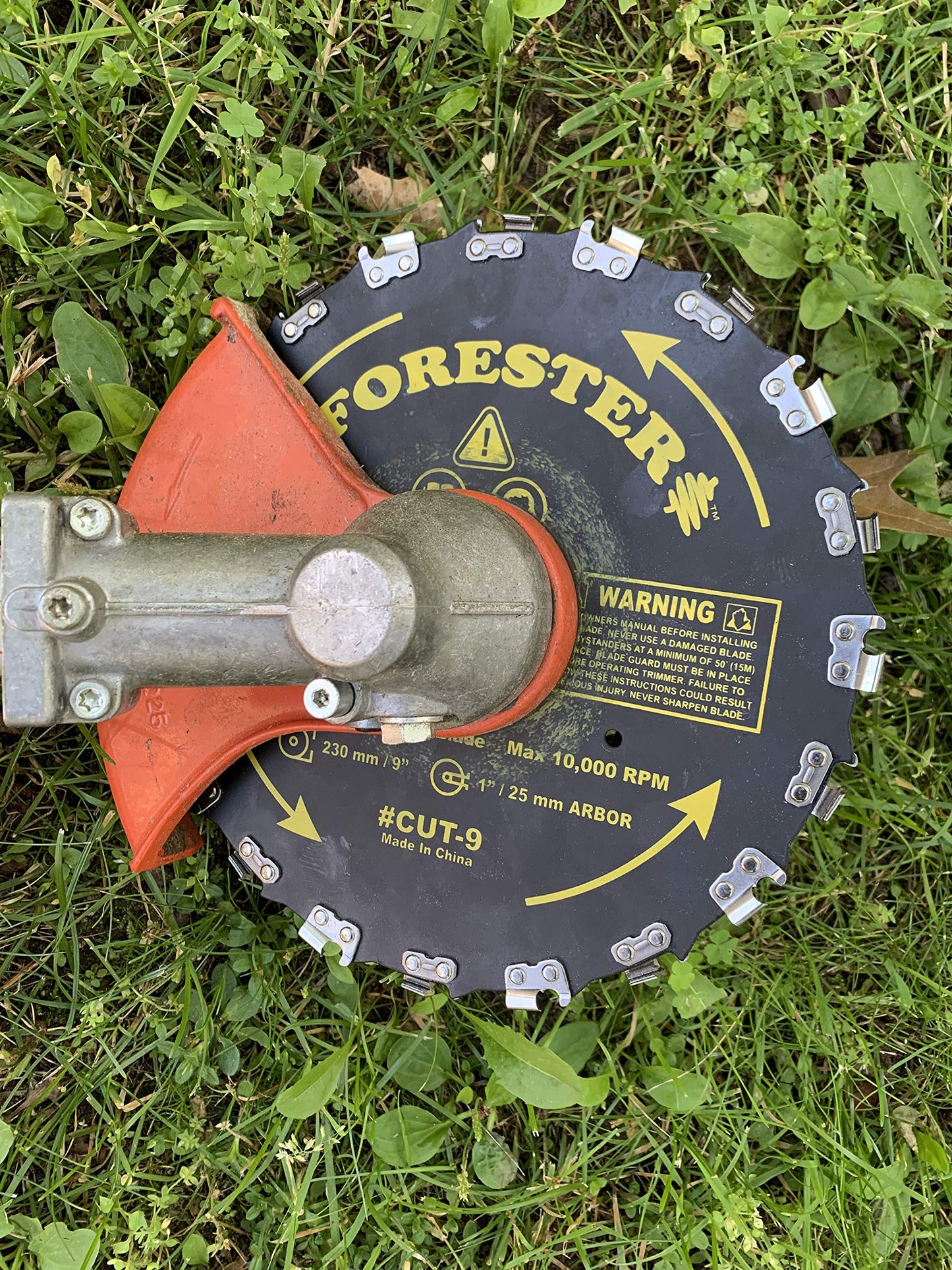 FORESTER 9” Chainsaw Brush Cutter Blade – 20 Tooth Circular Trimmer Saw Blade...